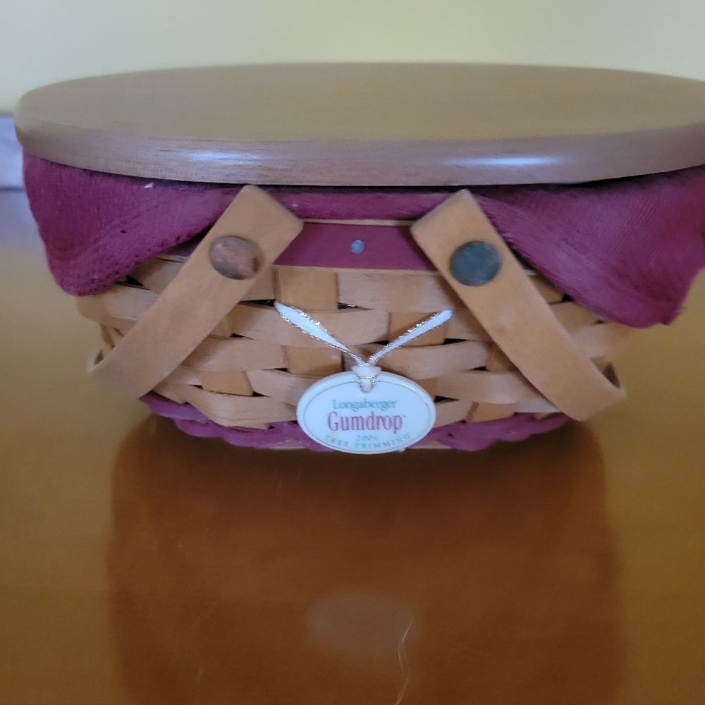 Longaberger 2004 Tree Trimming Gumdrop Basket